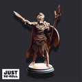 Vilryn Kaedrys – Sun Elf Gladiator - 3D Printed Fighter Character Miniature