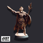 Vilryn Kaedrys – Sun Elf Gladiator - 3D Printed Fighter Character Miniature