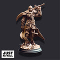 Theubian – Champion of the Serpent - 3D Printed Fighter Character Miniature