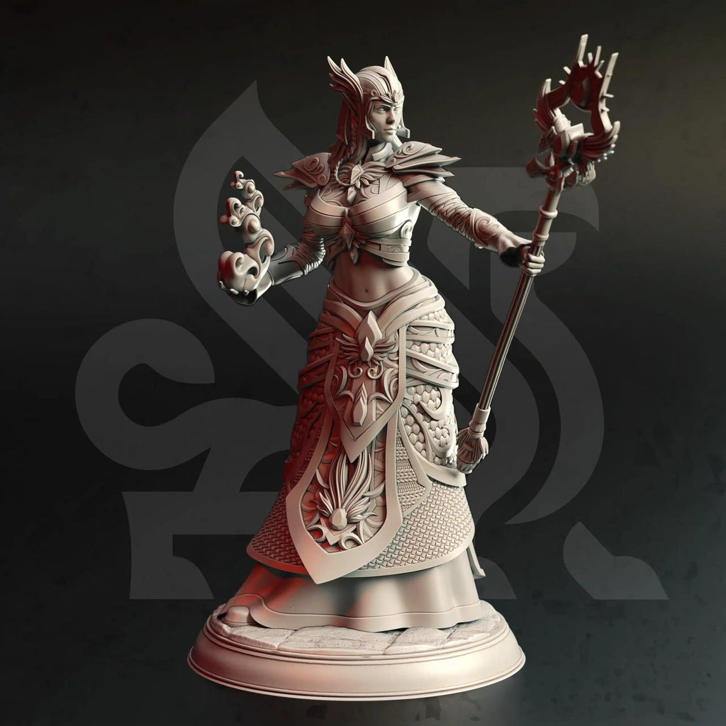 Ferendir Miar – Arch Holder - 3D Printed Wizard Character Miniature