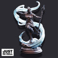 Sergeant Molly Cliffburn – Half-Elf Arcane Constable - 3D Printed Wizard Character Miniature
