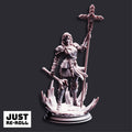 Sara Rosewood Cleric of Cedhelieth - 3D Printed Cleric Character Miniature