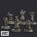 Viking Townsfolk - 3D Printed NPC Miniatures