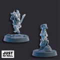 Ferret Lookouts - 3D Printed Fantasy Ferret Miniatures