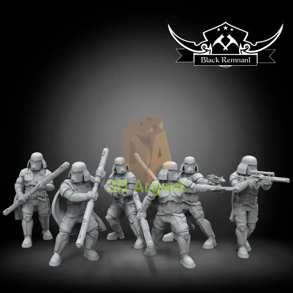 Imperial Guards of Coruscant 6x Star Wars Legion compatible 3D Resin Miniatures