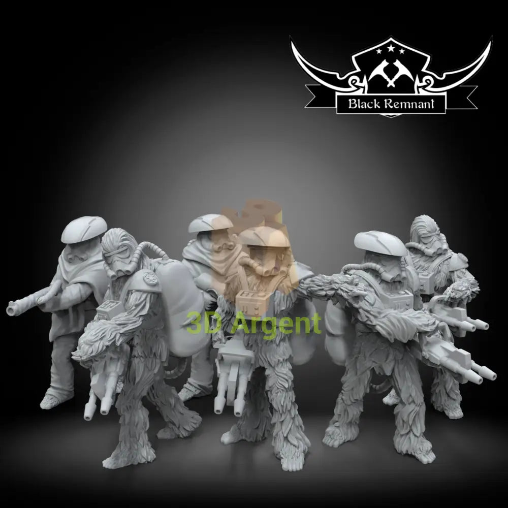 Imperial Wookiee Conscripts Squad Star Wars Legion compatible Resin Miniatures