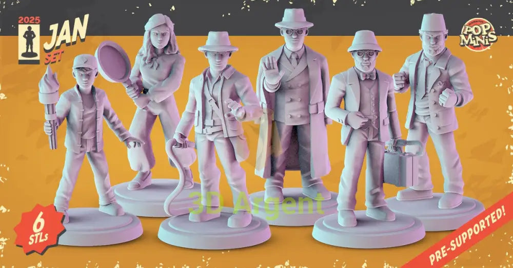 Indiana Jones Figures compatible D&D DragonLance Miniatures Pop Minis