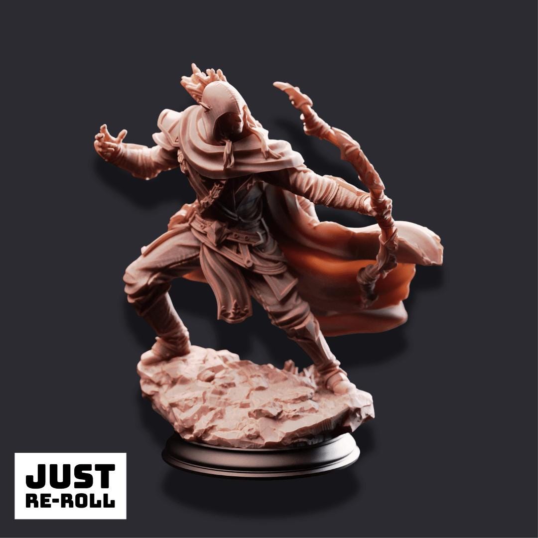 Indua’ne Viverik – Drow Ranger - 3D Ranger Miniature