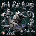 Dungeons and Dragons Models - The Four Elements - Set by White Werewolf Tavern