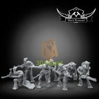Ithorian Squad 7x  - Star Wars Legion compatible 3D Printed Resin Miniatures