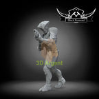 Javik Mass Effect - Stargrave D&D 3D Printed Resin Miniatures