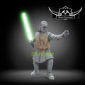Jedi Master Cin Drallig – Star Wars Legion Scale 3D Printed Resin Miniature