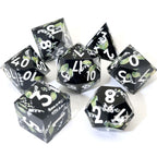 Midnight Moondrop | Art Core Dice| 7 Piece Set