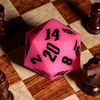 Jester's Bounce | 55mm Luminous D20 Silicone | Pink