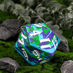 Jester's Bounce | D20 Silicone | Blue Green