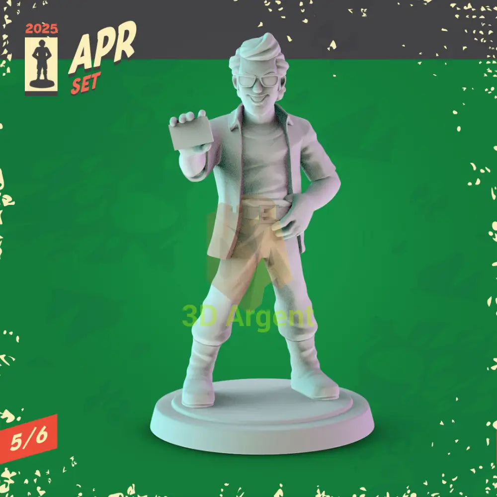 Jim Carrey Miniatures – The Mask Ace Ventura Riddler Robotnik 32 mm Resin Figures