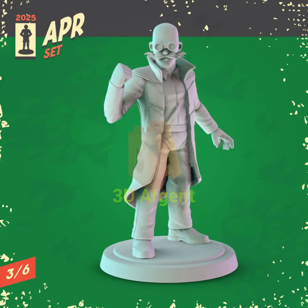 Jim Carrey Miniatures – The Mask Ace Ventura Riddler Robotnik 32 mm Resin Figures