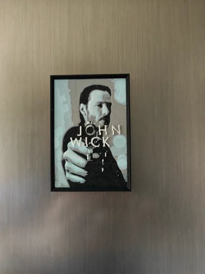 John Wick Movie Fridge Magnet