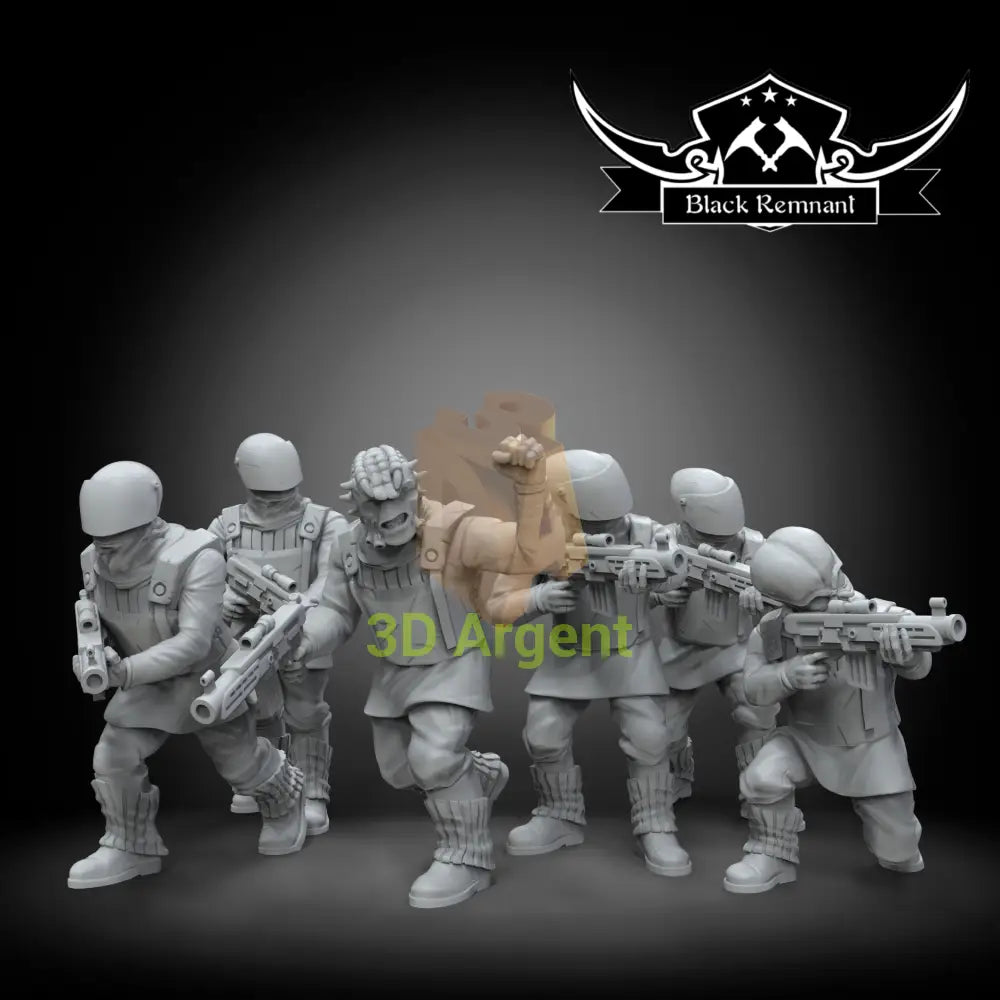 Judicial of the Republic | Star Wars Legion Scale | 3D Printed Resin Miniature | Black Remnant Miniatures | 12K High Detail