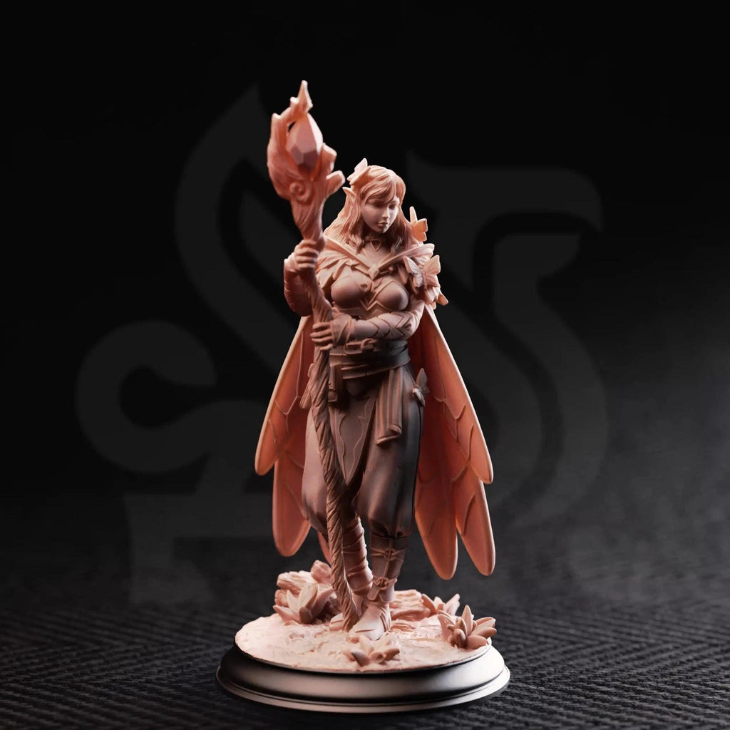 Kahlia Birdsong – Druid of the Canopy - 3D Druid Miniature