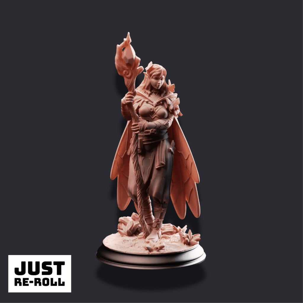 Kahlia Birdsong – Druid of the Canopy - 3D Druid Miniature