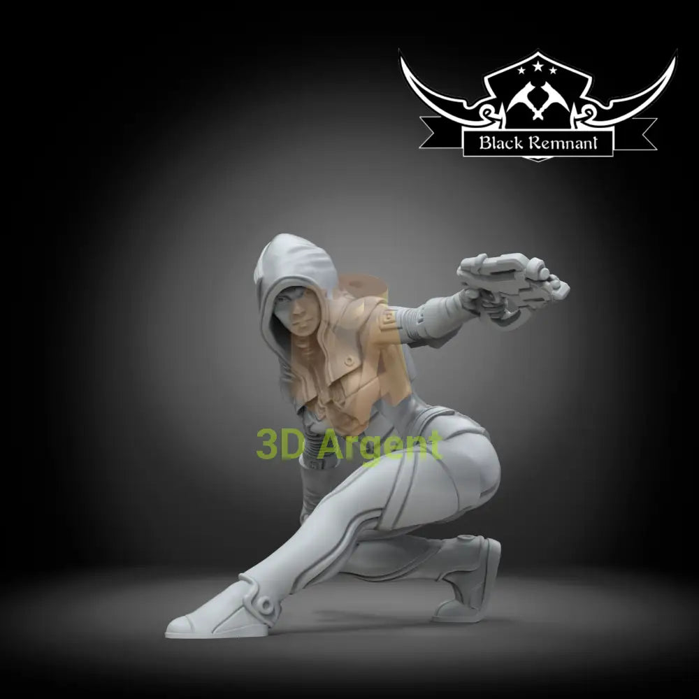 Kasumi Goto Mass Effect | 3D Printed Resin Miniature | Legion Scale D&D RPG