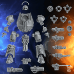 Knight Dread | Black Lions | DakkaDakka | Sci-Fi Grimdark Wargaming Miniature 28mm 32mm