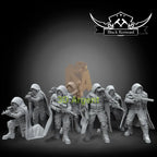 kel dor soldiers 7x  - Star Wars Legion compatible 3D Printed Resin Miniatures