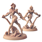 Kilia the Ballet Queen Bard Pin-Up | Sylvan Knights | Fantasy D&D Miniature | Artisan Guild