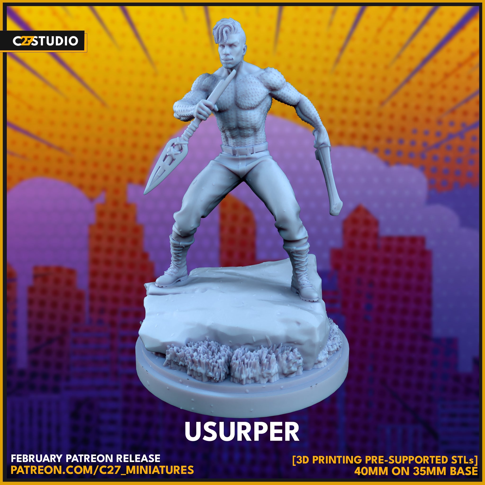 Usurper | Heroes | Sci-Fi Miniature | C27 Studio