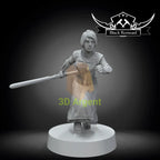Kira Carsen - Star Wars Legion compatible 3D Printed Resin Miniatures