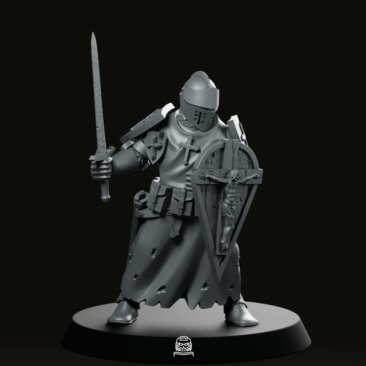 Trench Soldier Knight Miniature