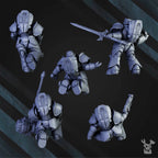 Knights of the Great Gates Squad A Miniatures | Battle Brothers | DakkaDakka | Sci-Fi Grimdark Wargaming Miniature 28mm 32mm