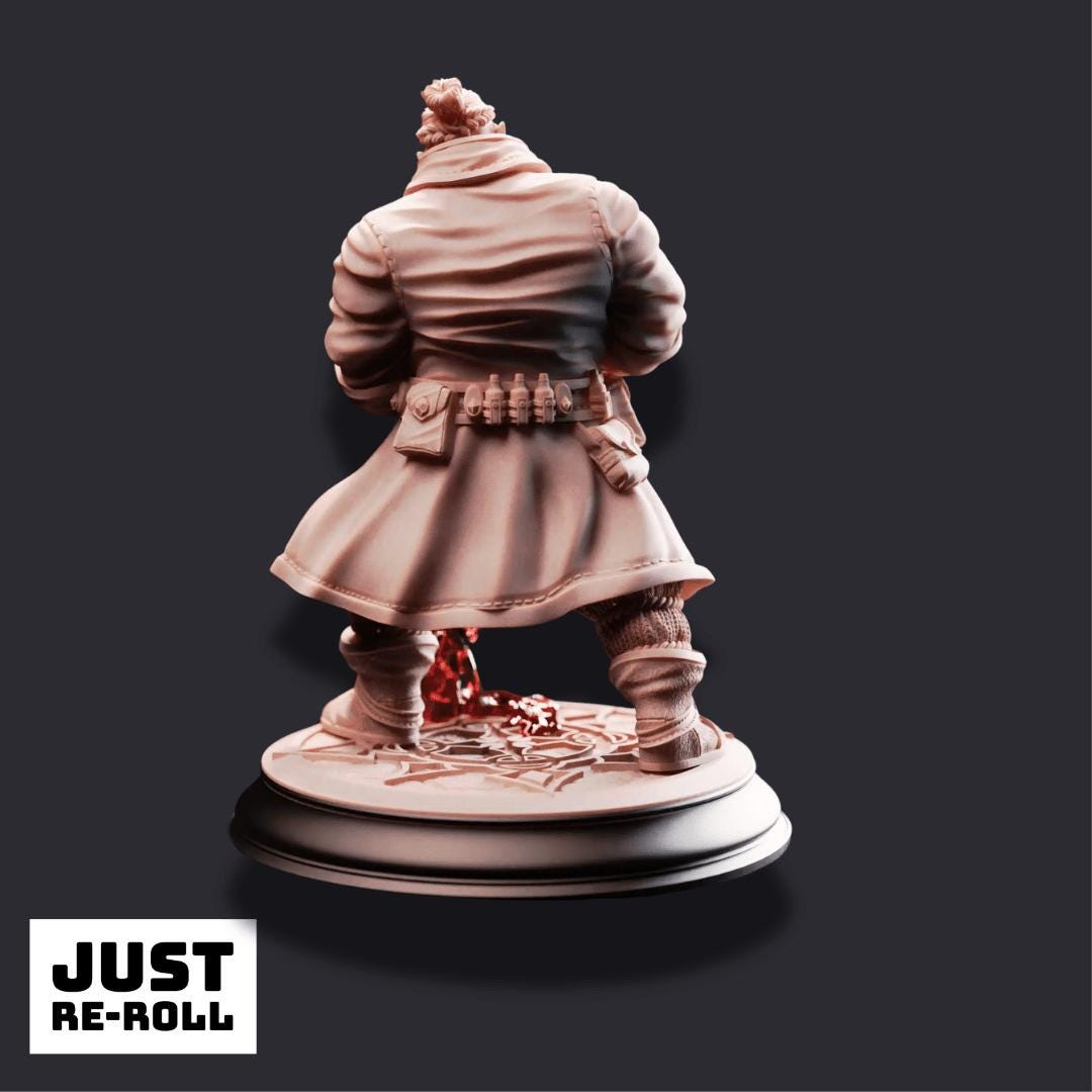 Korgrin Bloodstone – Fledgling Haemomancer - 3D Sorcerer Miniature