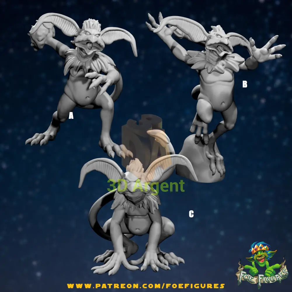 Kowakian Monkey Star Wars Legion compatible 3D Printed Resin Miniatures Foe