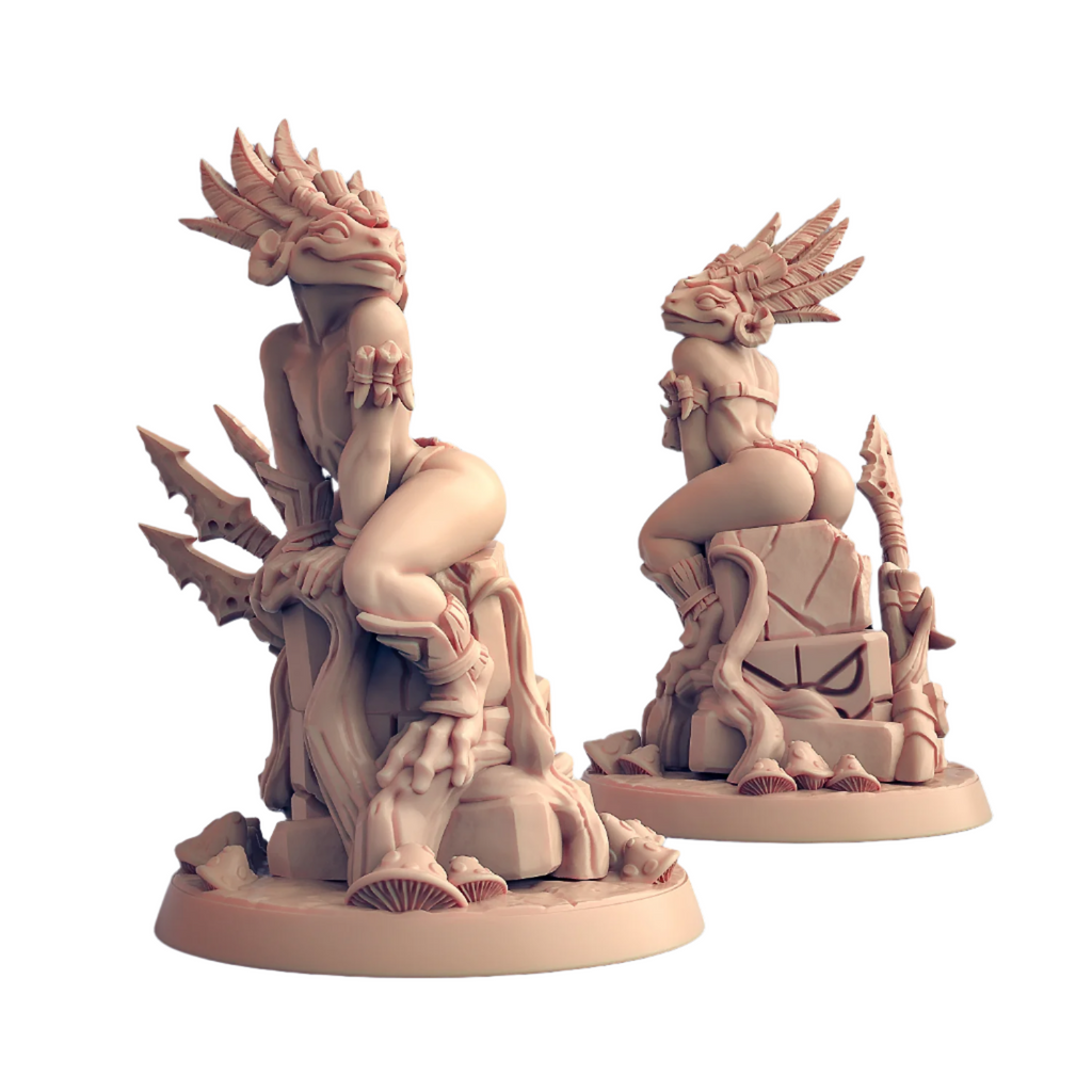 Krakia Pin-Up | Swamp Gurunda | Fantasy D&D Miniature | Artisan Guild