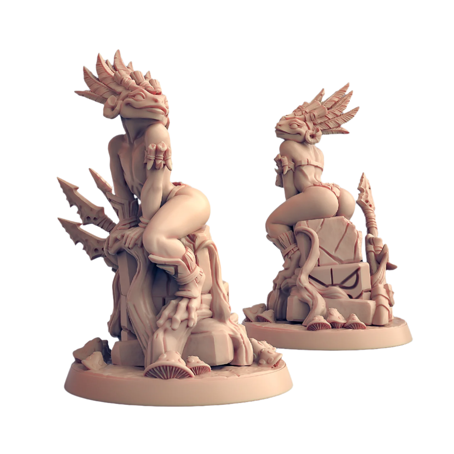 Krakia Pin-Up | Swamp Gurunda | Fantasy D&D Miniature | Artisan Guild