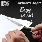 Green Stuff World: Textured Styrene Plasticard Sheet - Diamond Tread