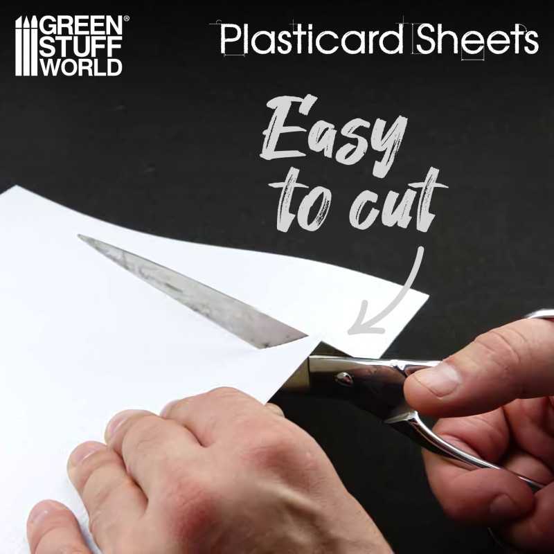 Green Stuff World: Textured Styrene Plasticard Sheet - Diamond Tread