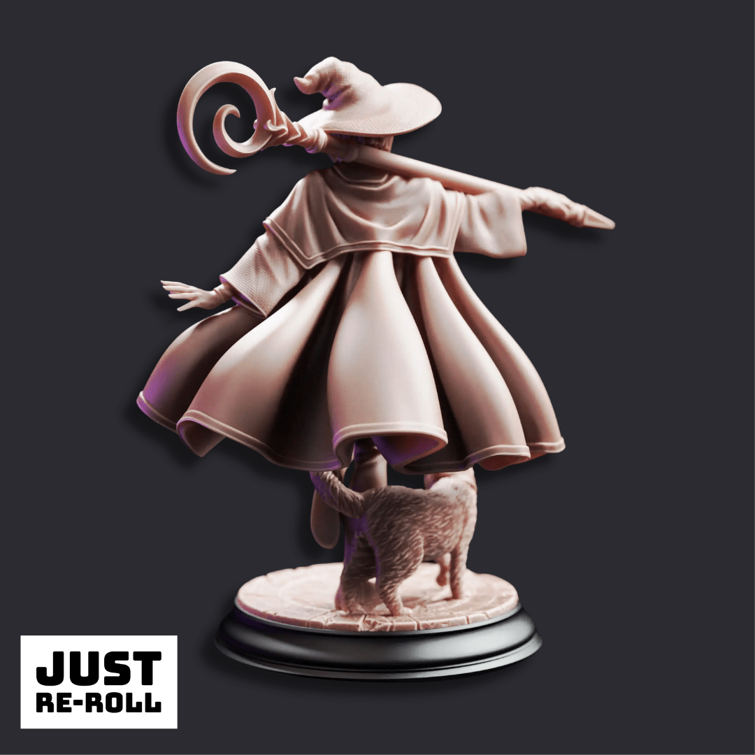 Lady Elara Head of Studies - 3D Printed Wizard Miniature