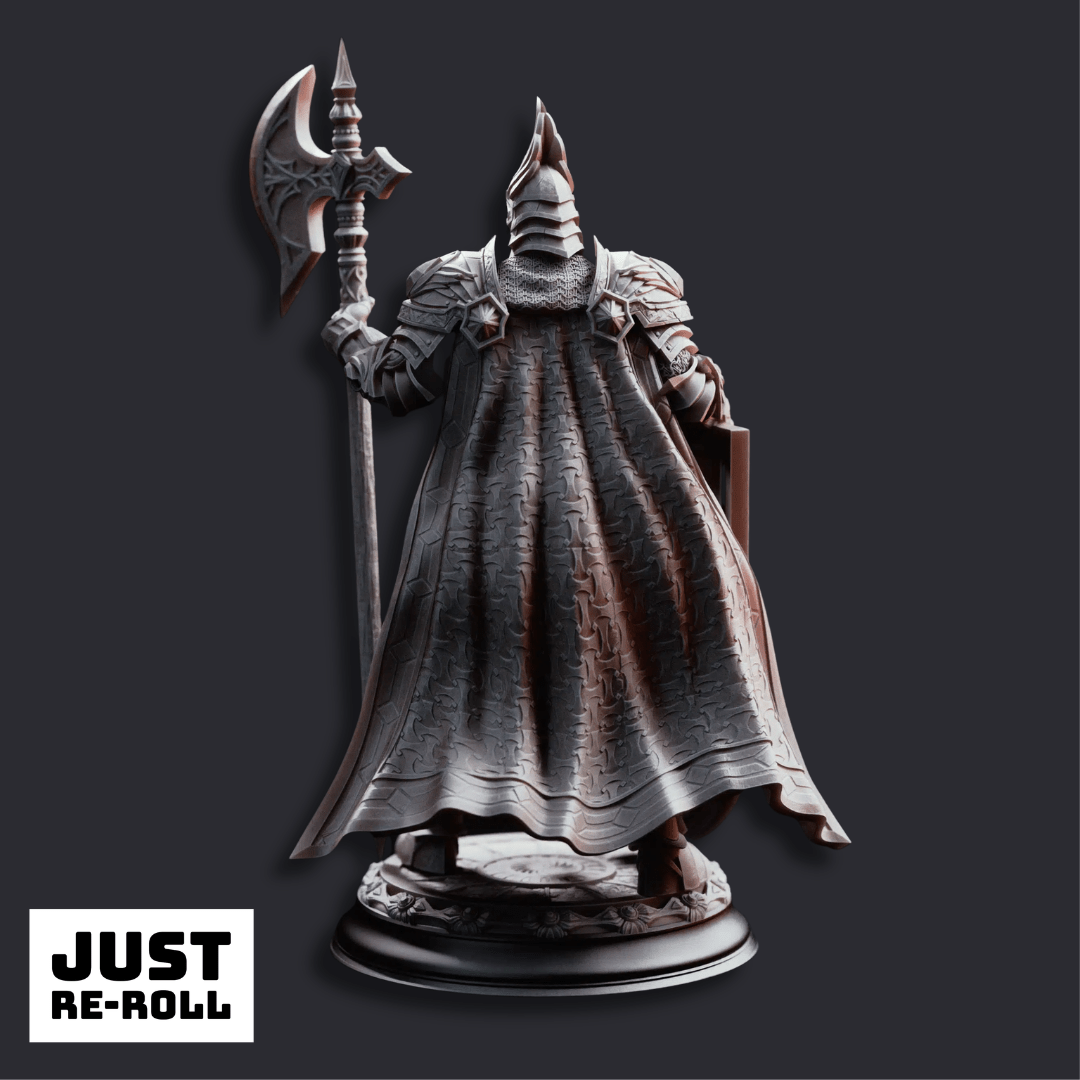 Lars von Findros Elite Knight of the North - 3D Printed Fighter Miniature