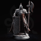 Lars von Findros Elite Knight of the North - 3D Printed Fighter Miniature