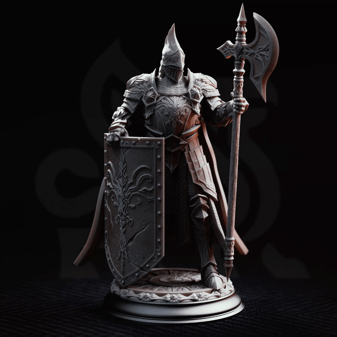 Lars von Findros Elite Knight of the North - 3D Printed Fighter Miniature