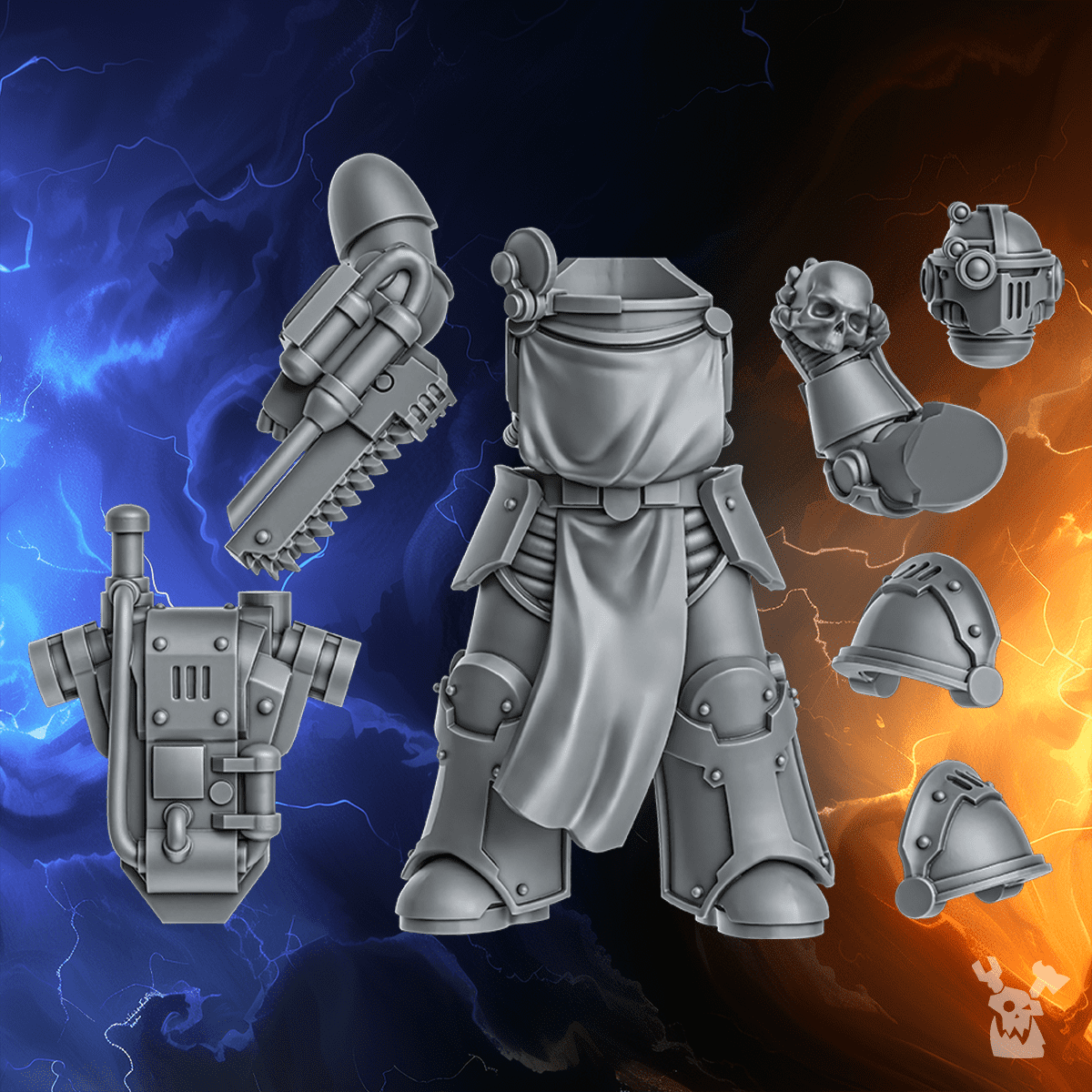 Lifeline Guard | Black Lions | DakkaDakka | Sci-Fi Grimdark Wargaming Miniature 28mm 32mm