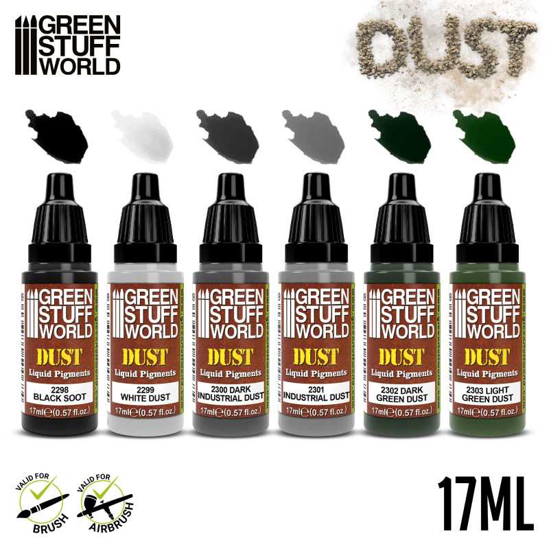 Green Stuff World Liquid Pigments Set - Dust