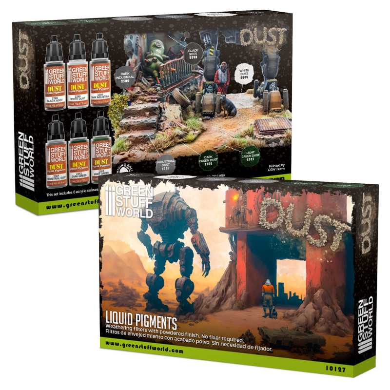 Green Stuff World Liquid Pigments Set - Dust