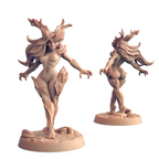 Aidreth Treeborn Pin-Up | Deepwood Alfar | Fantasy D&D Miniature | Artisan Guild