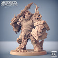 Ogre Barbarian C | Frostmetal Clan | Fantasy D&D Miniature | Artisan Guild