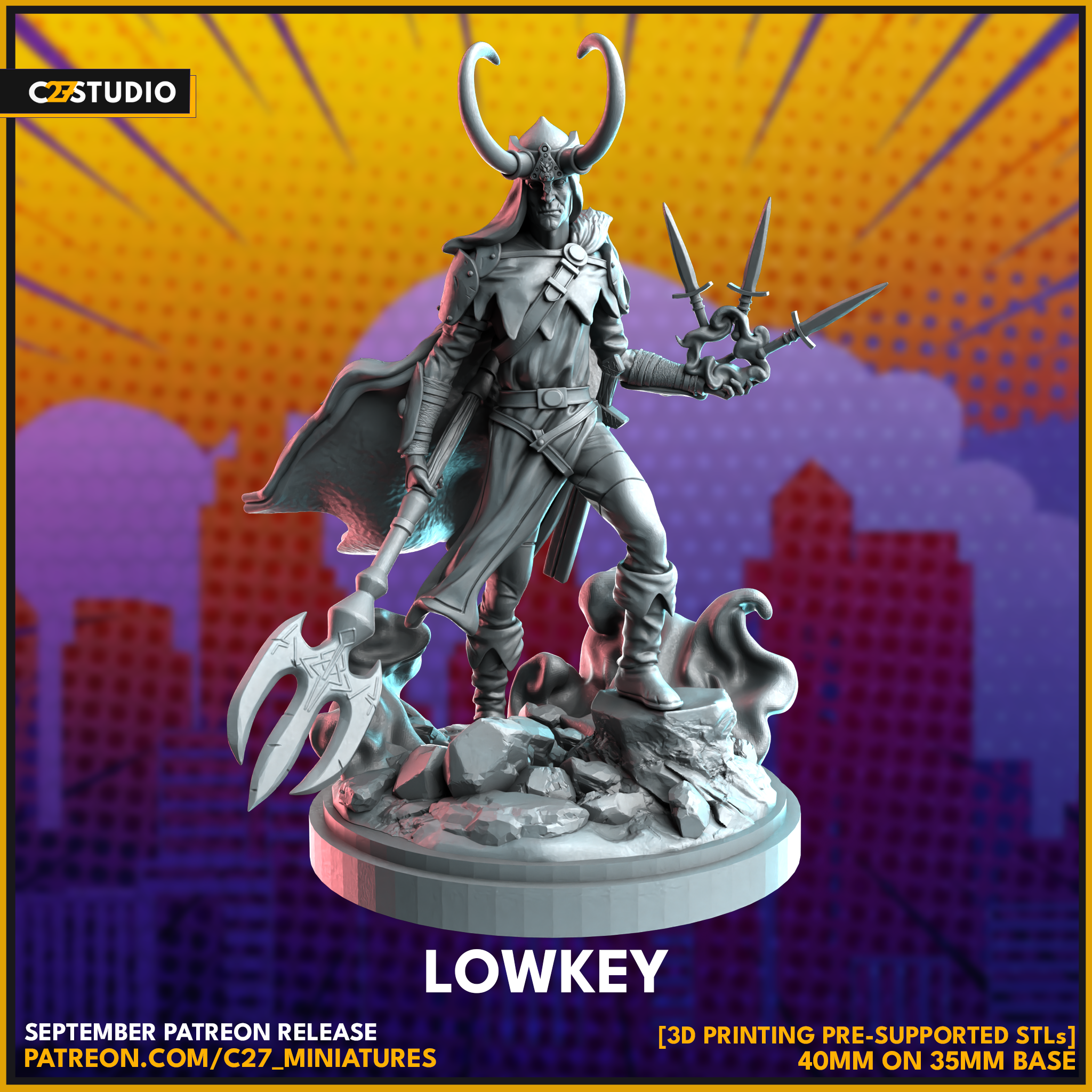 Low Key | Heroes | Sci-Fi Miniature | C27 Studio