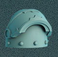 10x Space Warrior Pauldron M | Scylla Legion | DakkaDakka | Sci-Fi Grimdark Custom Bitz Wargaming Miniatures 28mm 32mm
